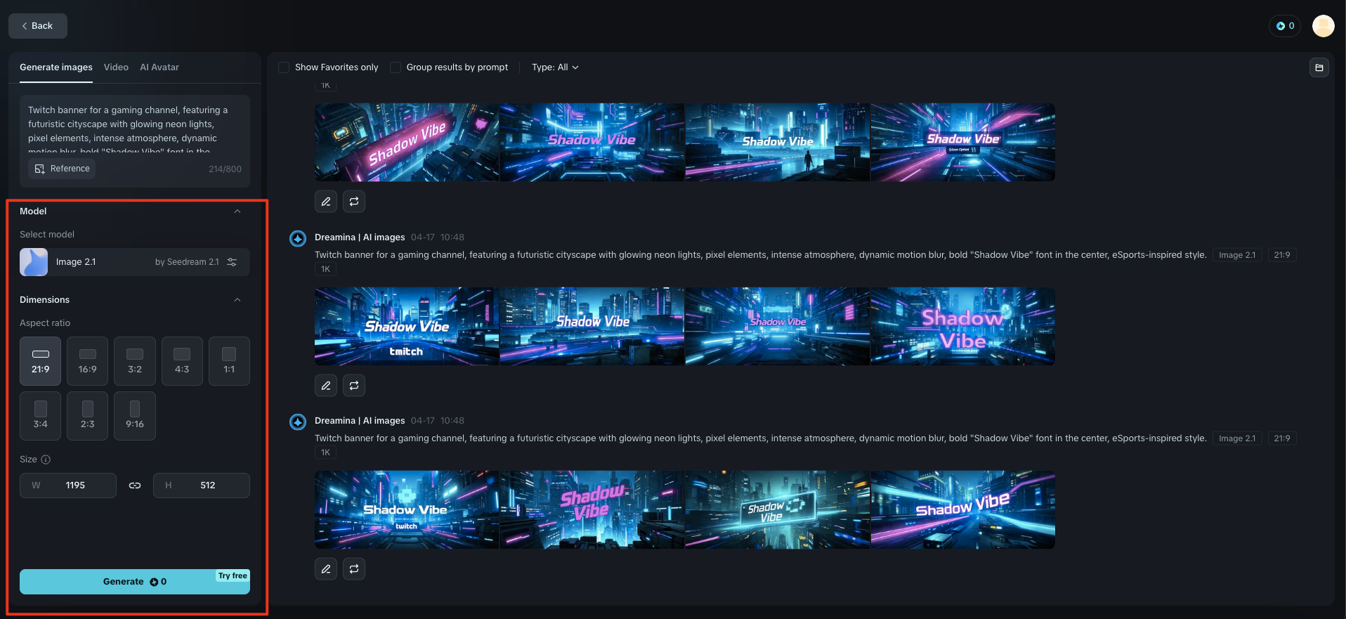 darmowy twórca banerów Twitch