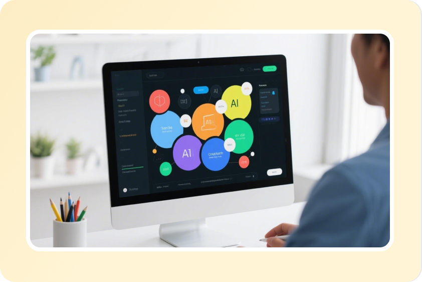 Mejora la creatividad con IA usando CapCut Web los mapas mentales