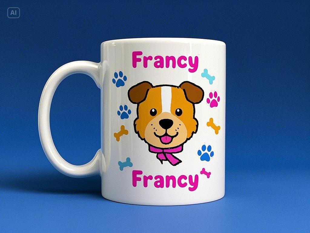 Custom dog mug