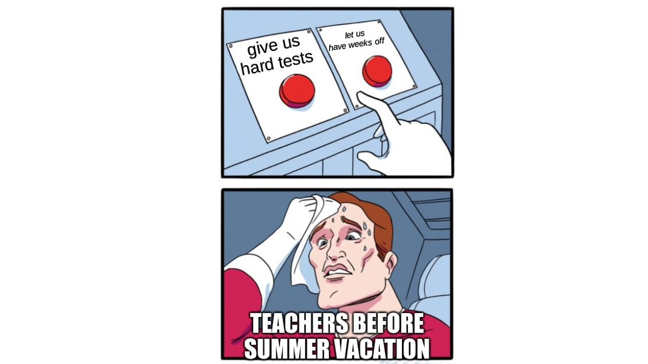 兩個按鈕迷因