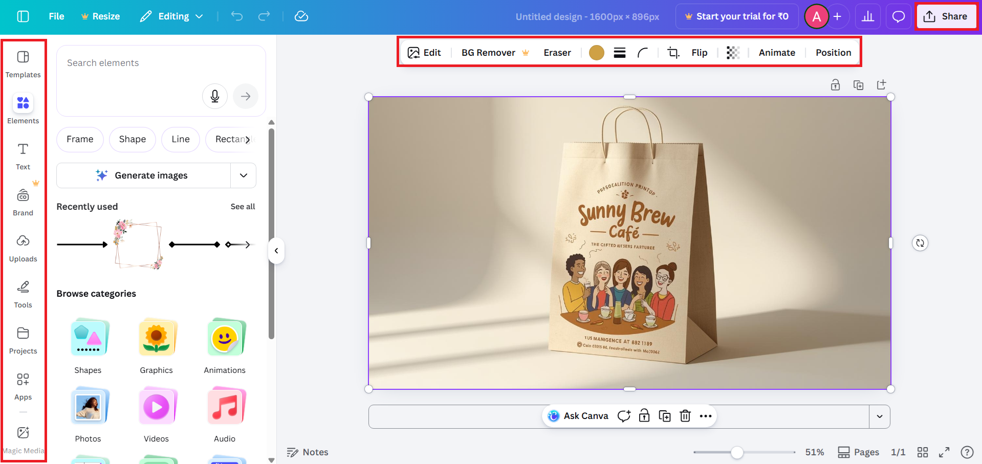 Customize your design and download