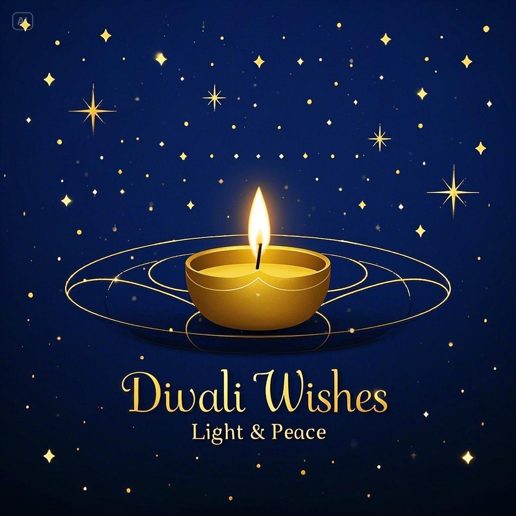 Traditional happy Diwali card