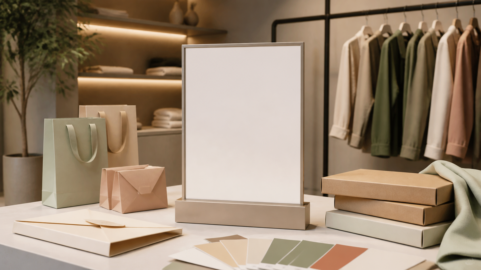 Branding Mockup Generator Held Bild