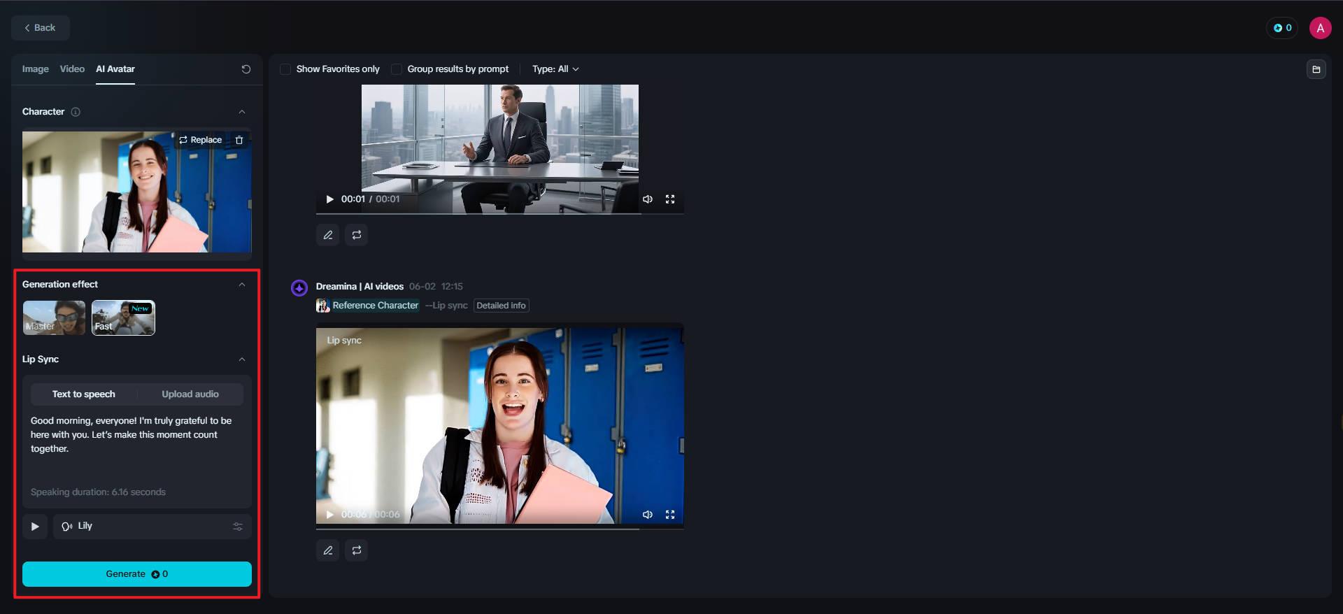 AI sprechender Kopf Video-Generator kostenlos