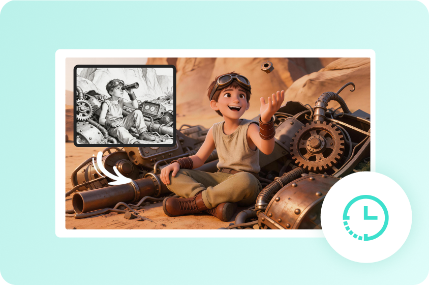 Reducir horas para la producción de animación
