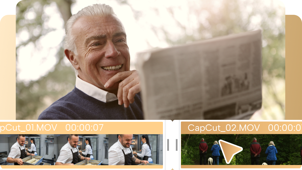 Tribute Retirement Video Production Features in CapCut