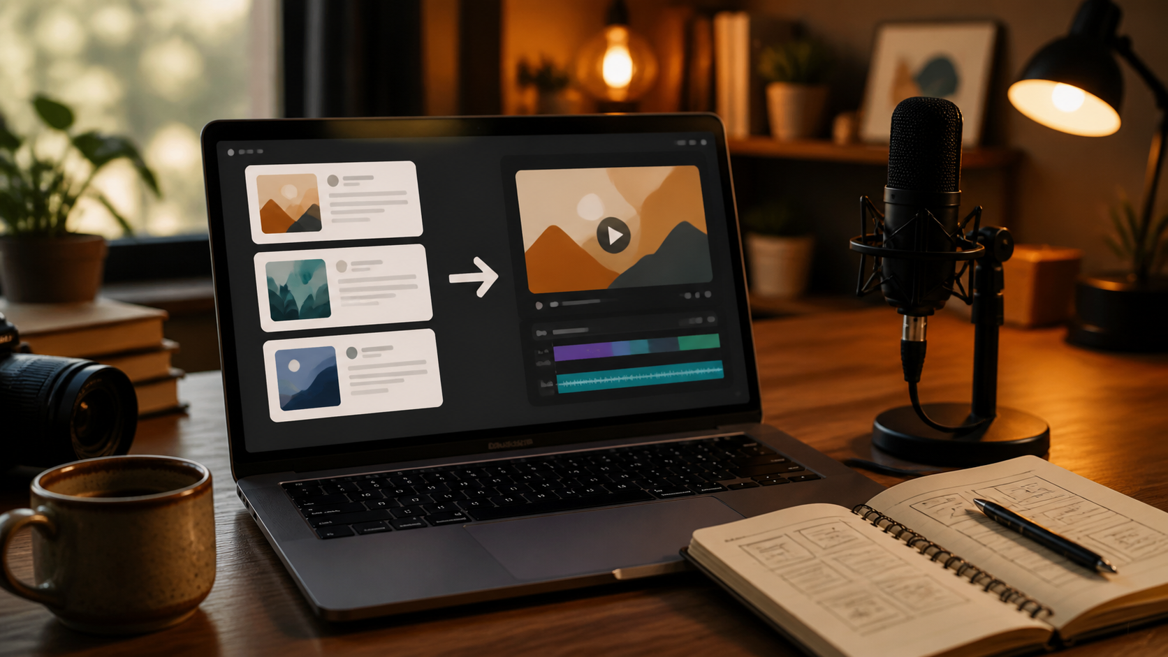 Aliran kerja blog-ke-video