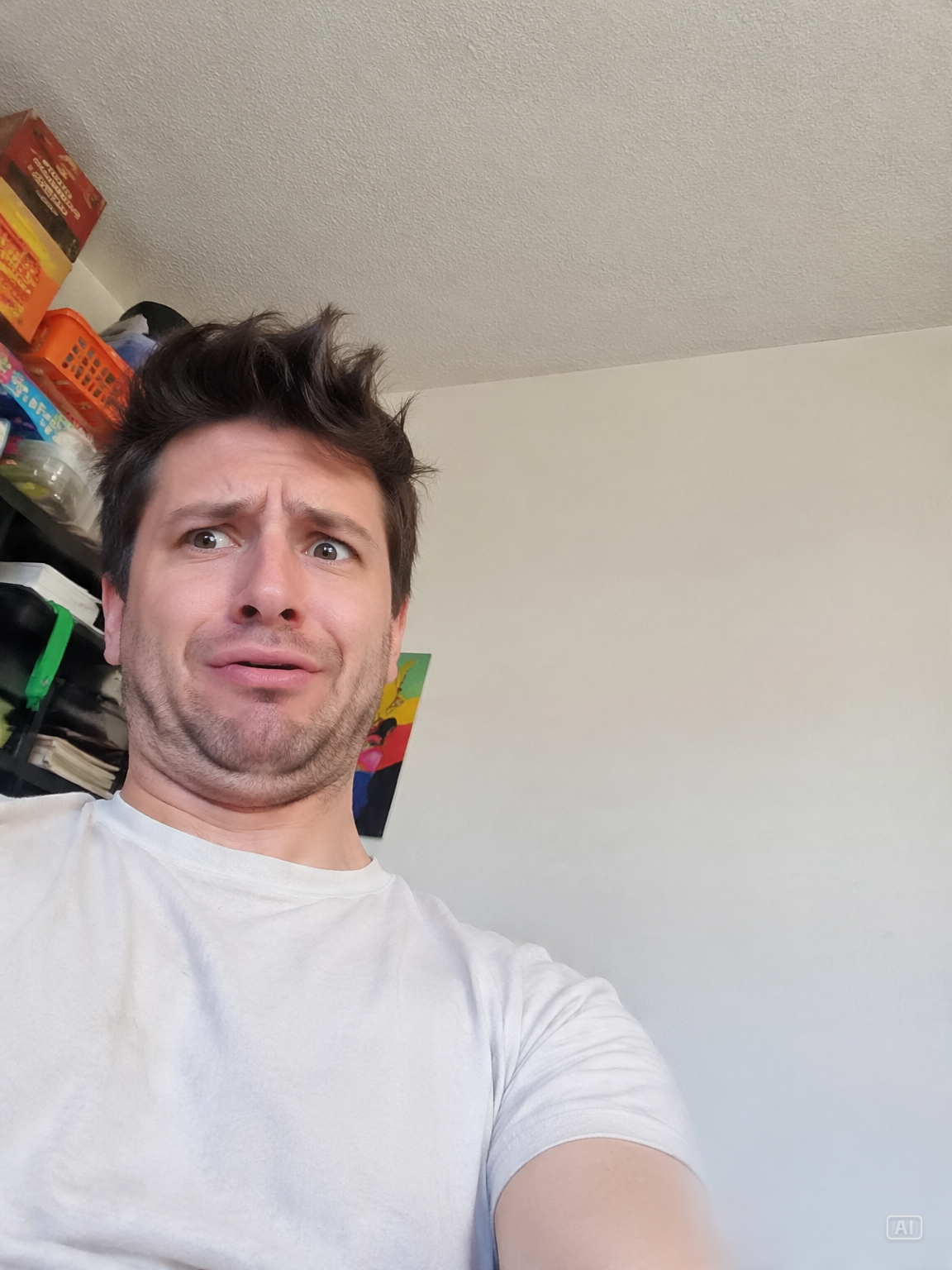 Awkward selfie meme image generated by Pippit
