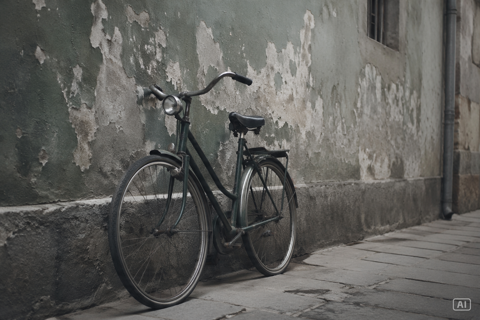 Old bicycle aesthetic image generated by Pippit