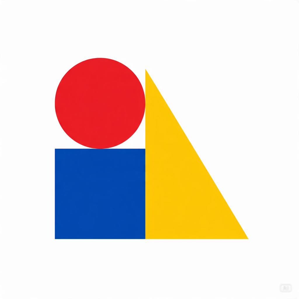 Bauhaus-inspired logo generated by Pippit