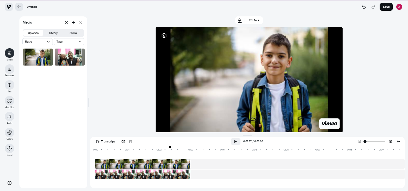 how to put pictures into a video