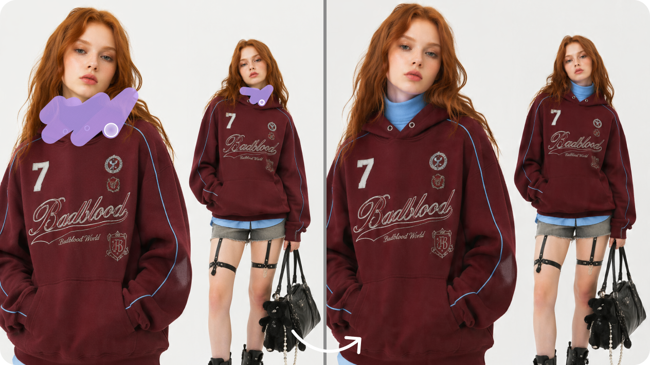 Customize every uniform design with AI Interactive Editing 