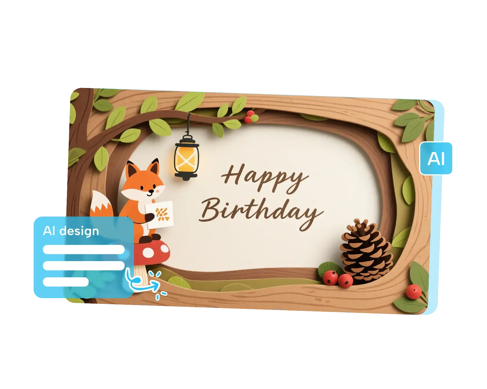 birthday image generated by pippit