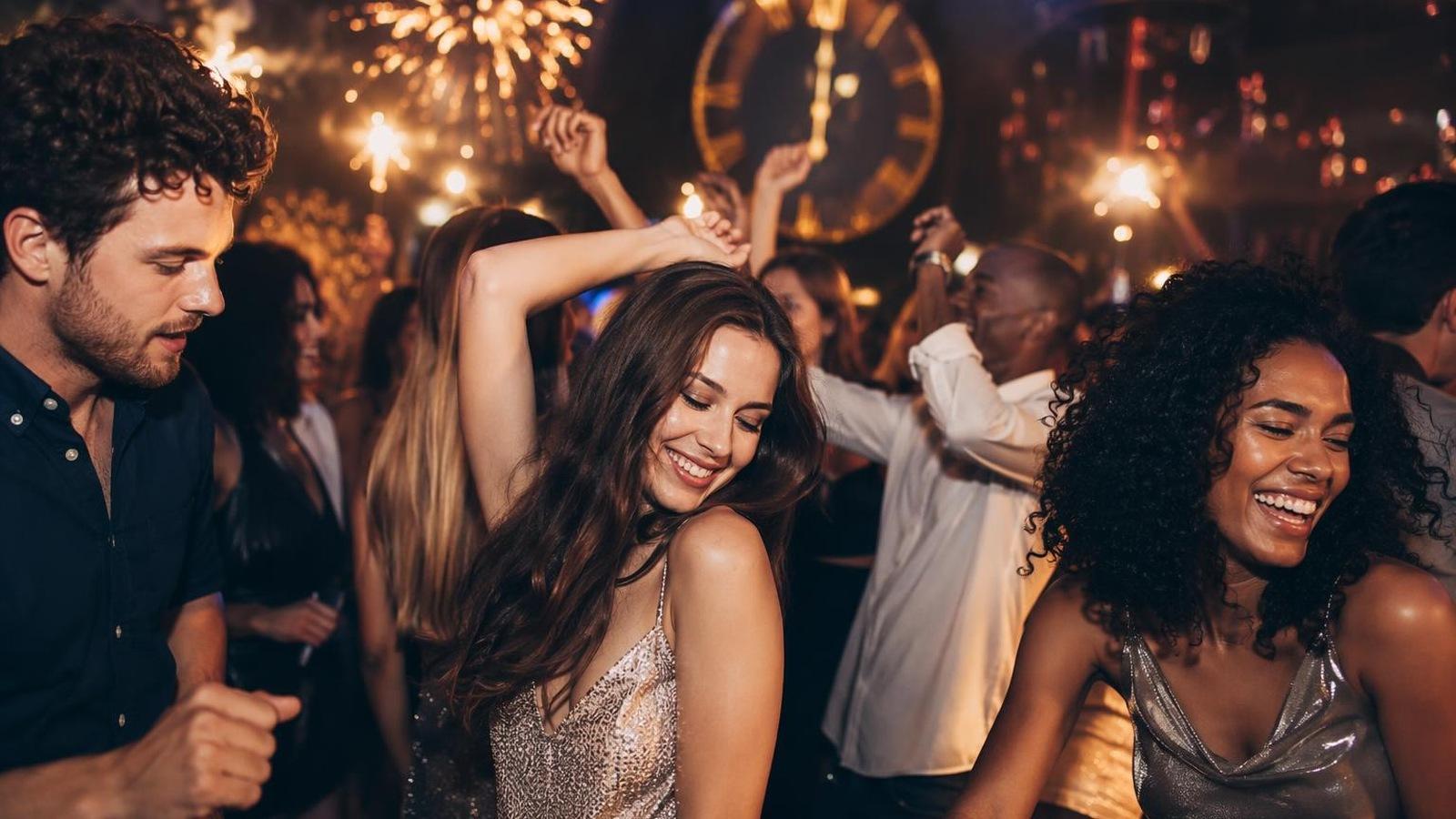New Year dance video generator AI template distinct real photo