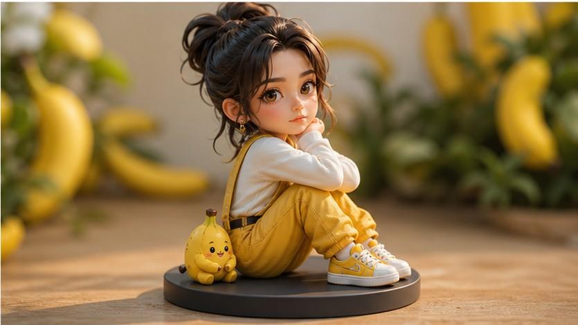 Nano Banana 3D Figurka Podpowiedź przykład 4