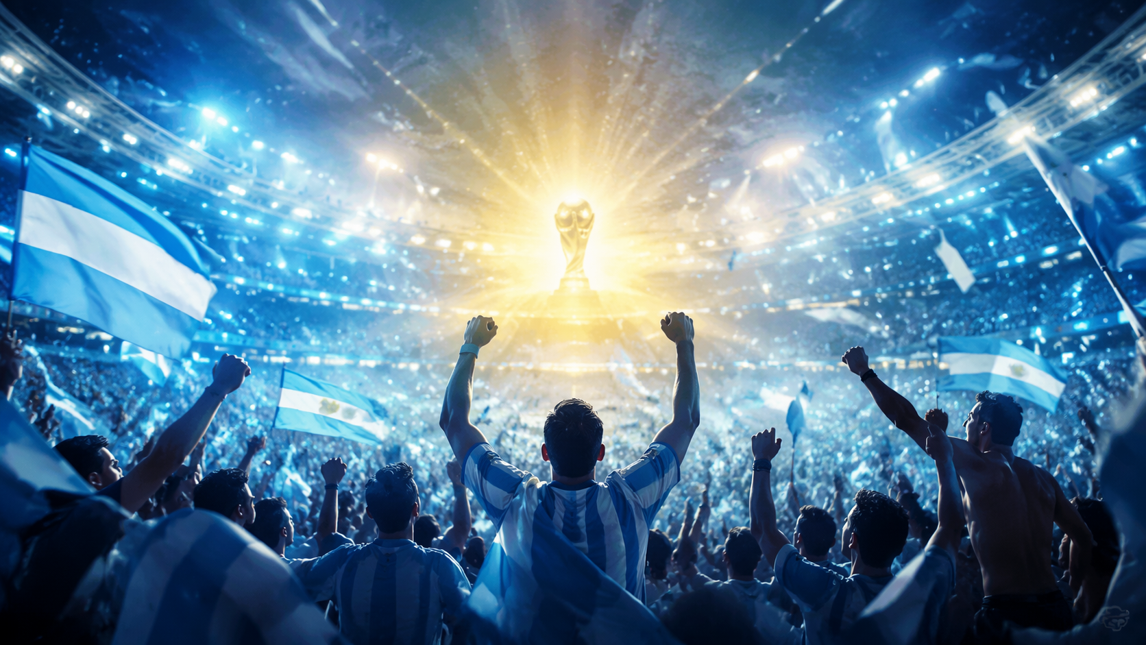 Ví dụ nhanh về World Cup của Dreamina Argentina 5: Lời nhắc đám đông ủng hộ