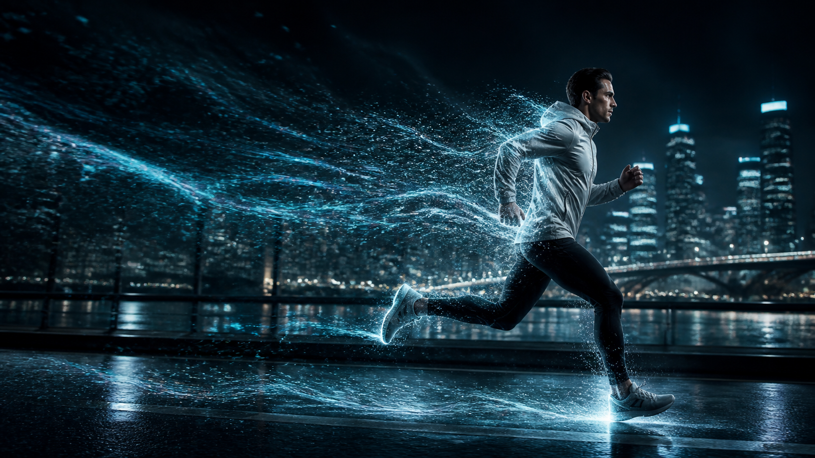 Luminous Particles in Motion original 16: 9 Effekt visuell 2