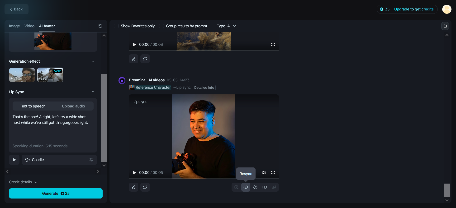 Resync