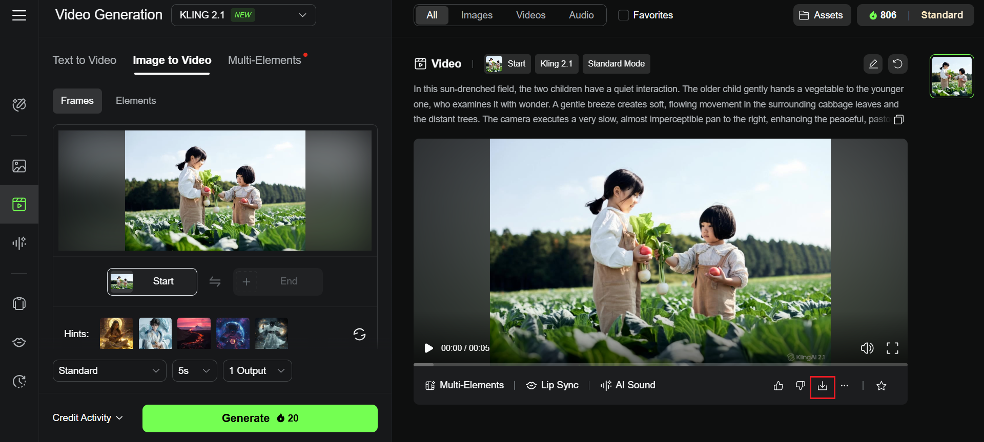 Tải xuống video của bạn