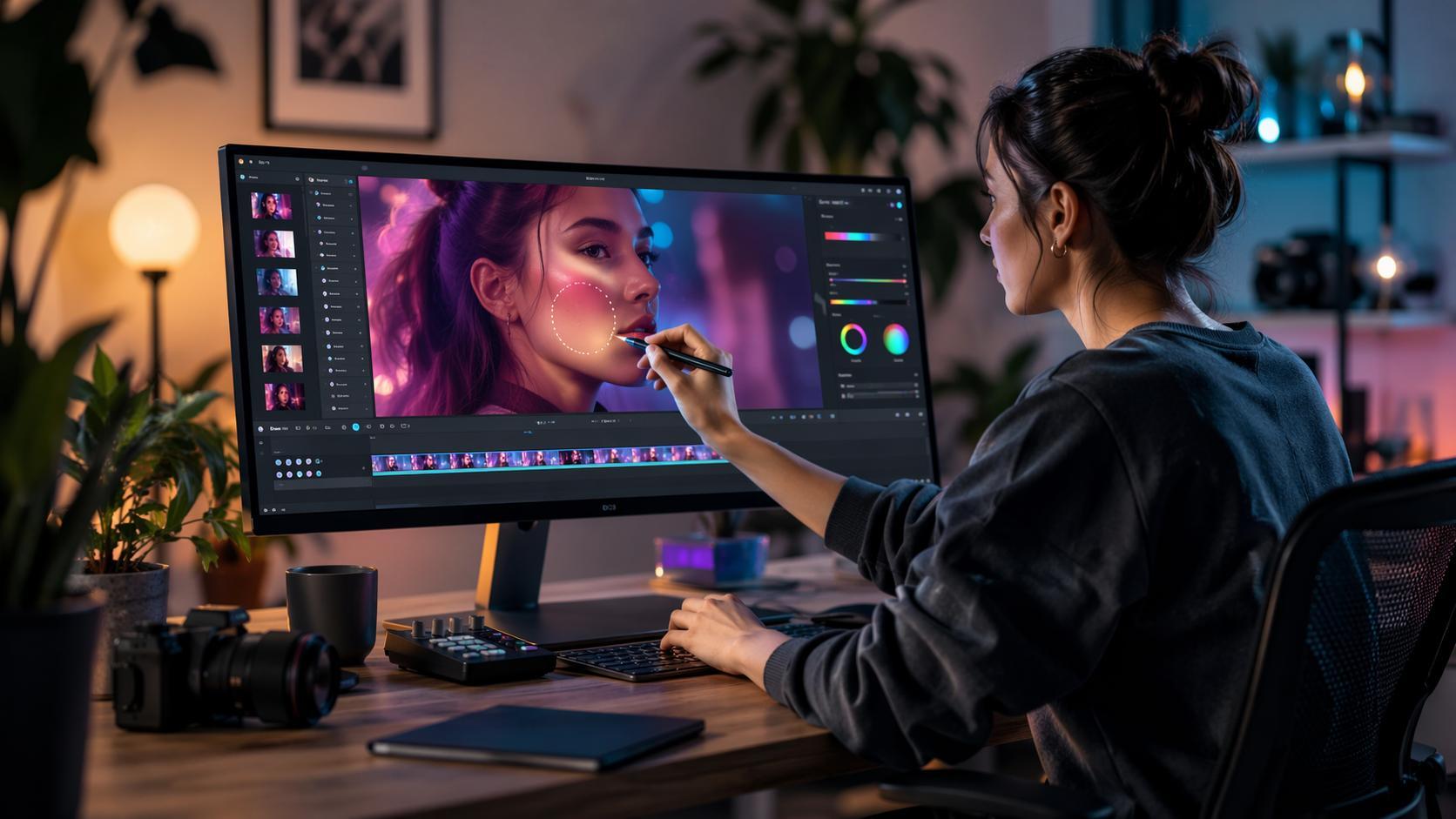 AI Video Ritocco per i Creatori esempio 1