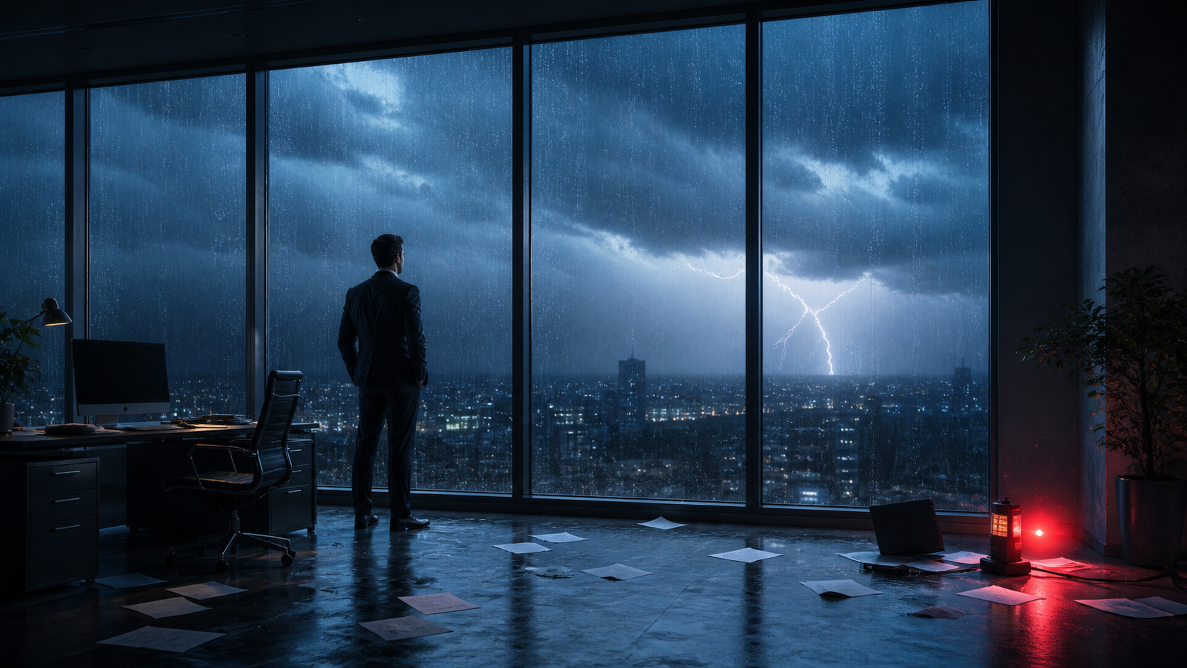 Disaster Office IA Vidéo héros
