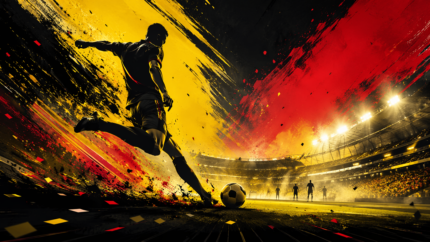 Dreamina fifa world cup 2026 Viertelfinale Eingabeaufforderung Beispiel 5: Belgien Color Rush Eingabeaufforderung