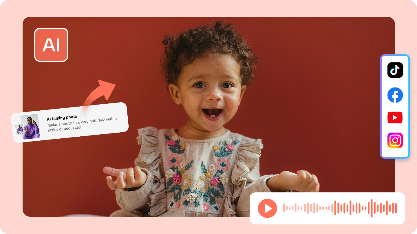 talking baby video