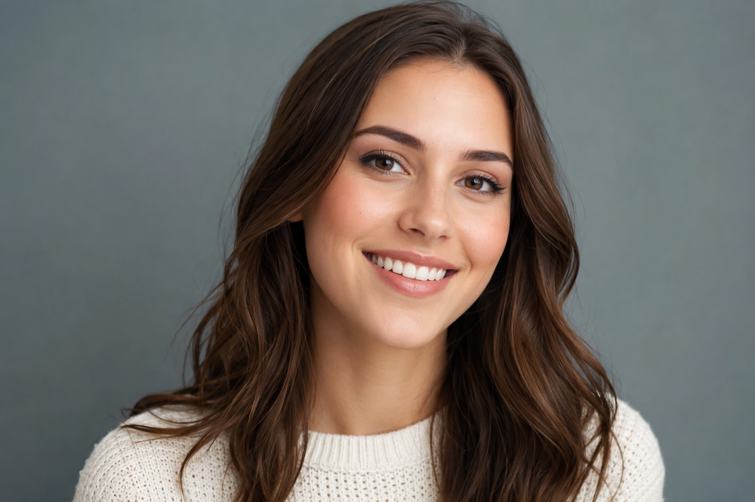 Dreamina remove braces from photo prompt example 4: Studio Smile Cleanup