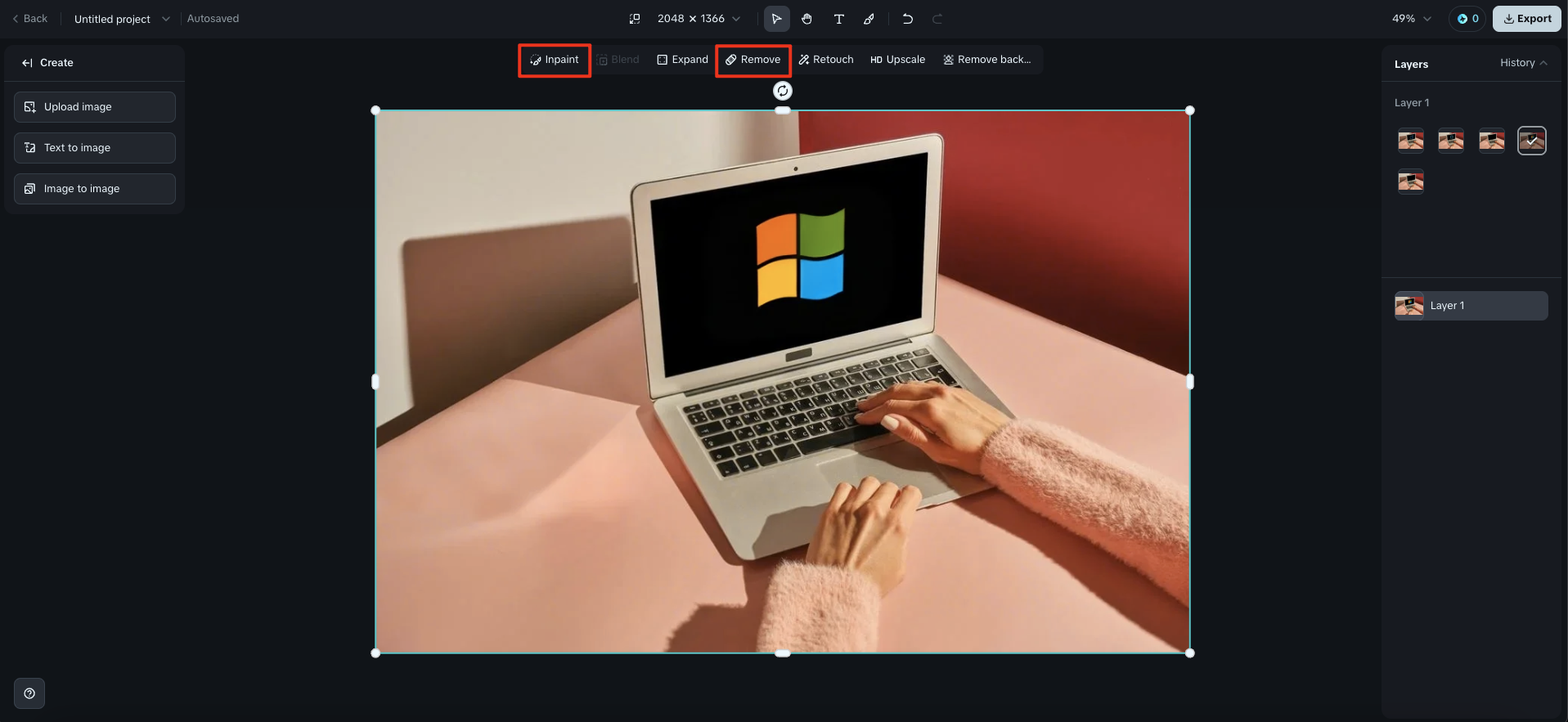 Hintergrund entfernen