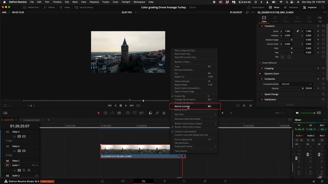 gradually sped up a c lip in davinici 15 How to Use DaVinci Resolve Speed Ramp