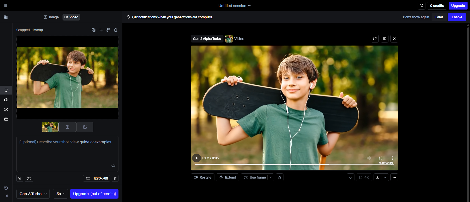 ai seni penjana video percuma