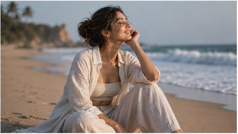 Beach Photo Prompt Girls example 4