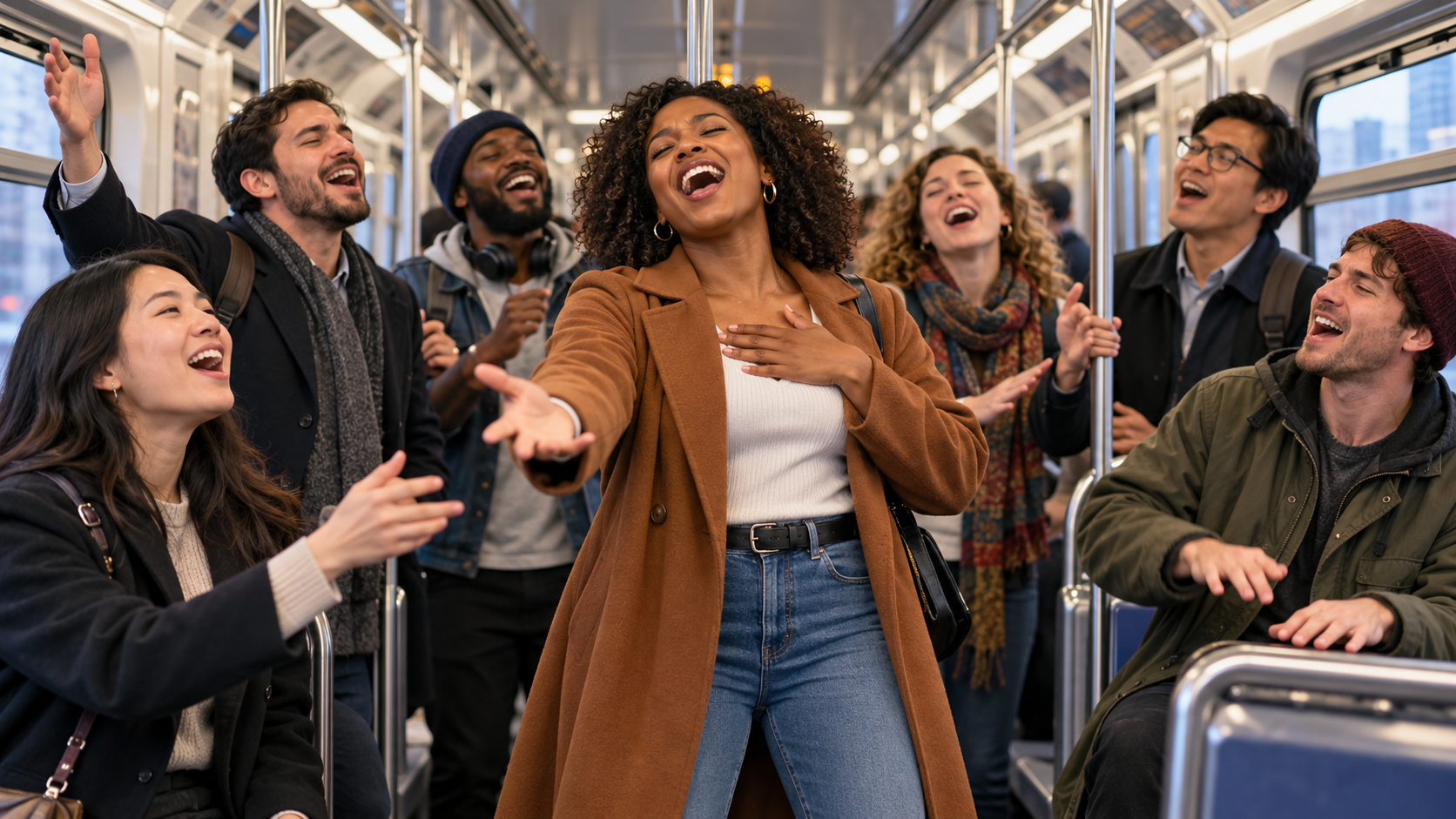 Ain't No Mountain Subway Singing AI Video Generator | Dreamina