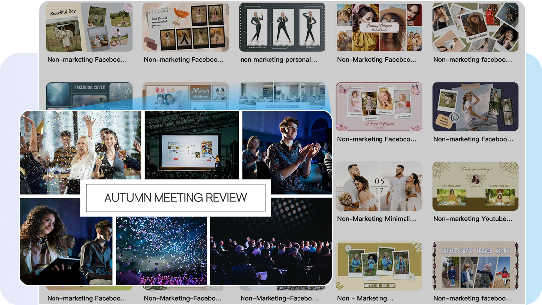 Various Collage and Layout Templates