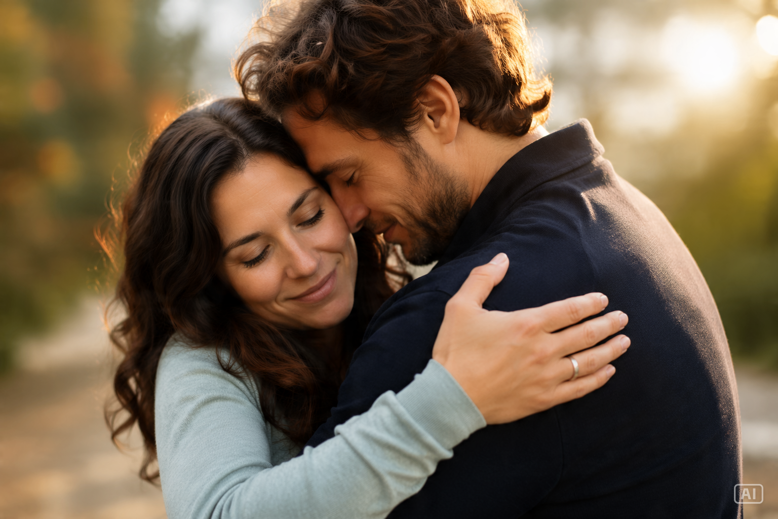 Warm embrace image generated by Pippit
