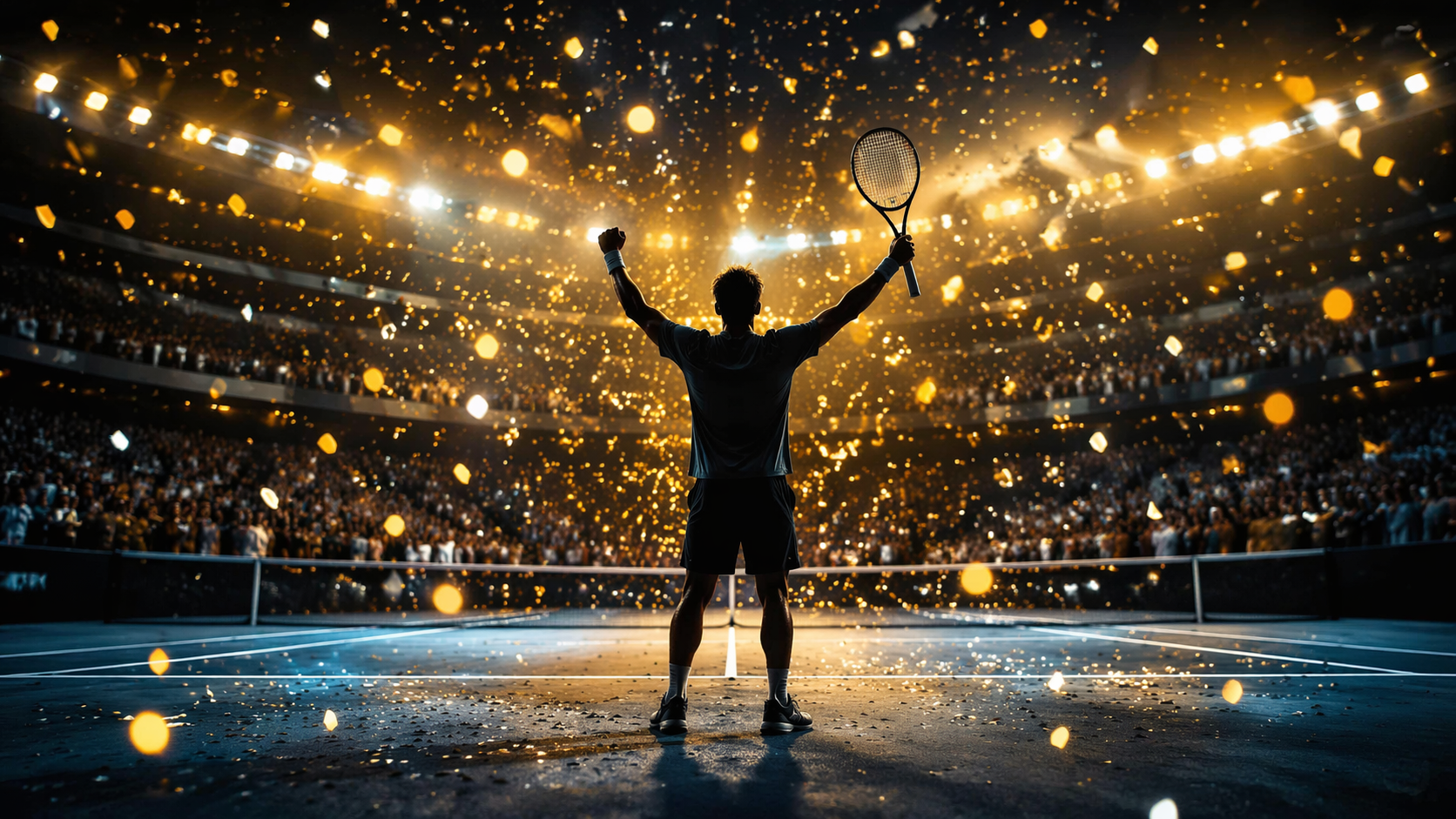 Dreamina Tennis AI fordert Prompt Beispiel 6: Championship Mood Board
