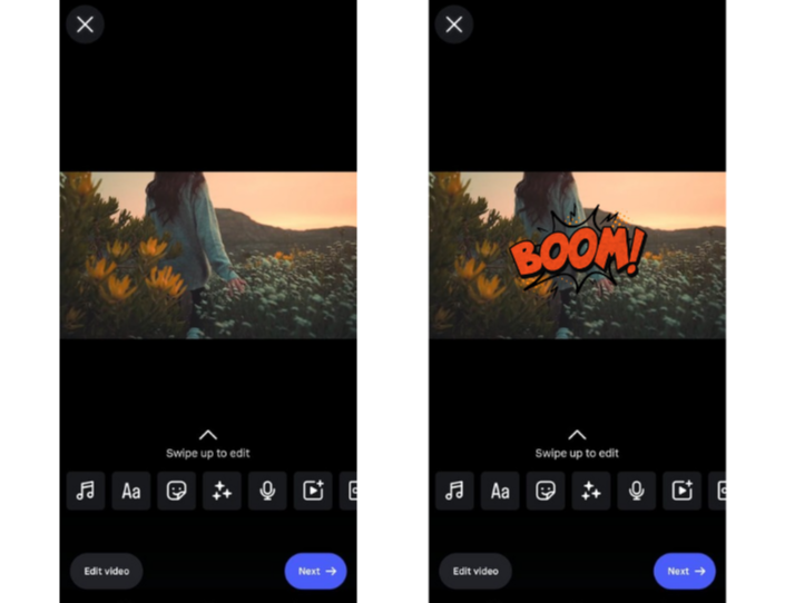 Fuente de estilo cómico en Instagram