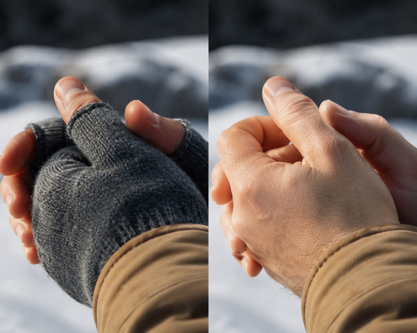 remove gloves from photo mobile hero image