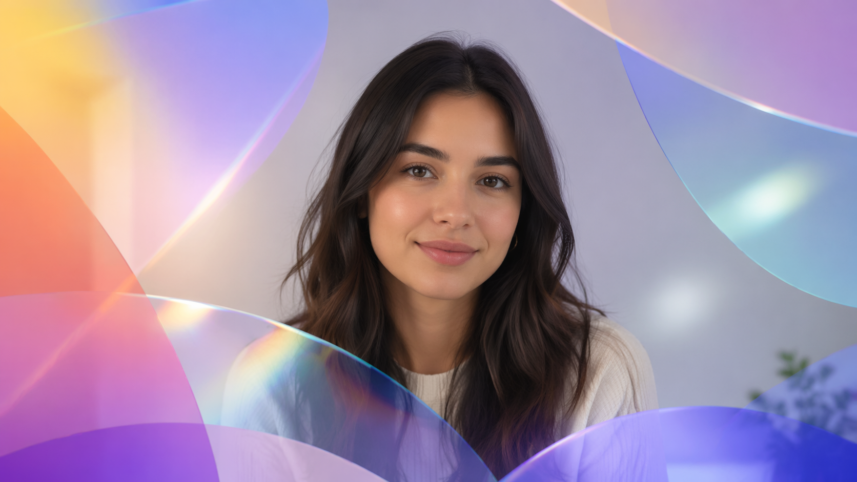 Dreamina AI webcam filter prompt example 5: Webcam Glow Portrait