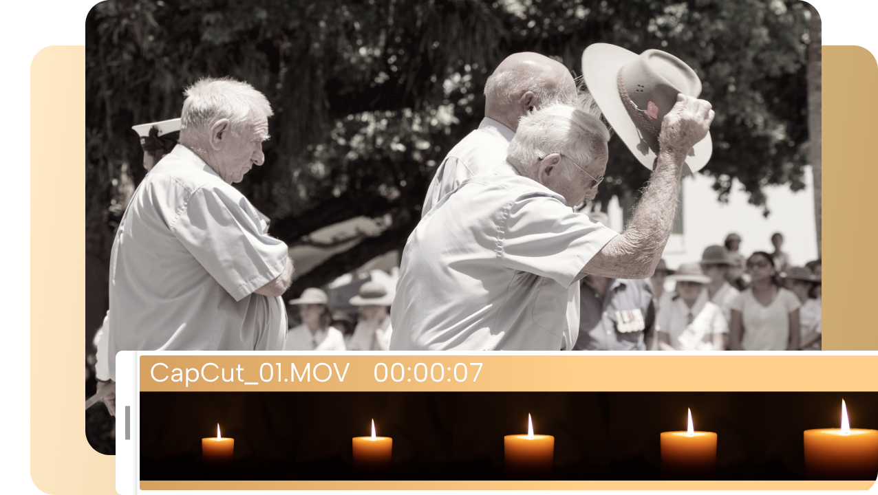 Funeral Memorial Video Production Features in CapCut