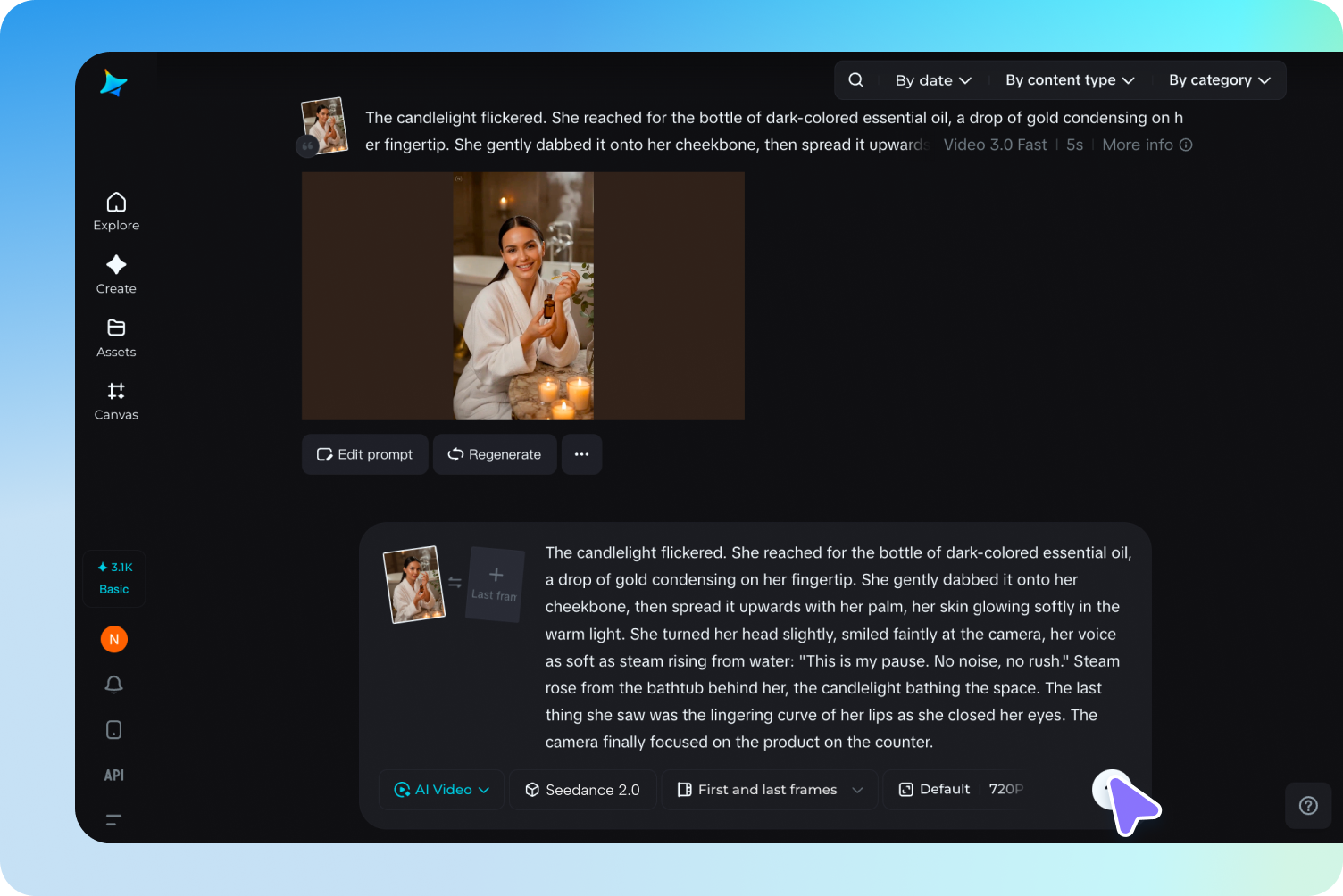 I-animate ang iyong visual gamit ang AI Video