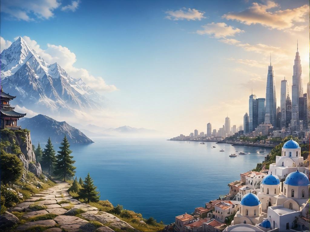 Esempio di prompt del banner di YouTube 2 - Banner del canale di viaggio