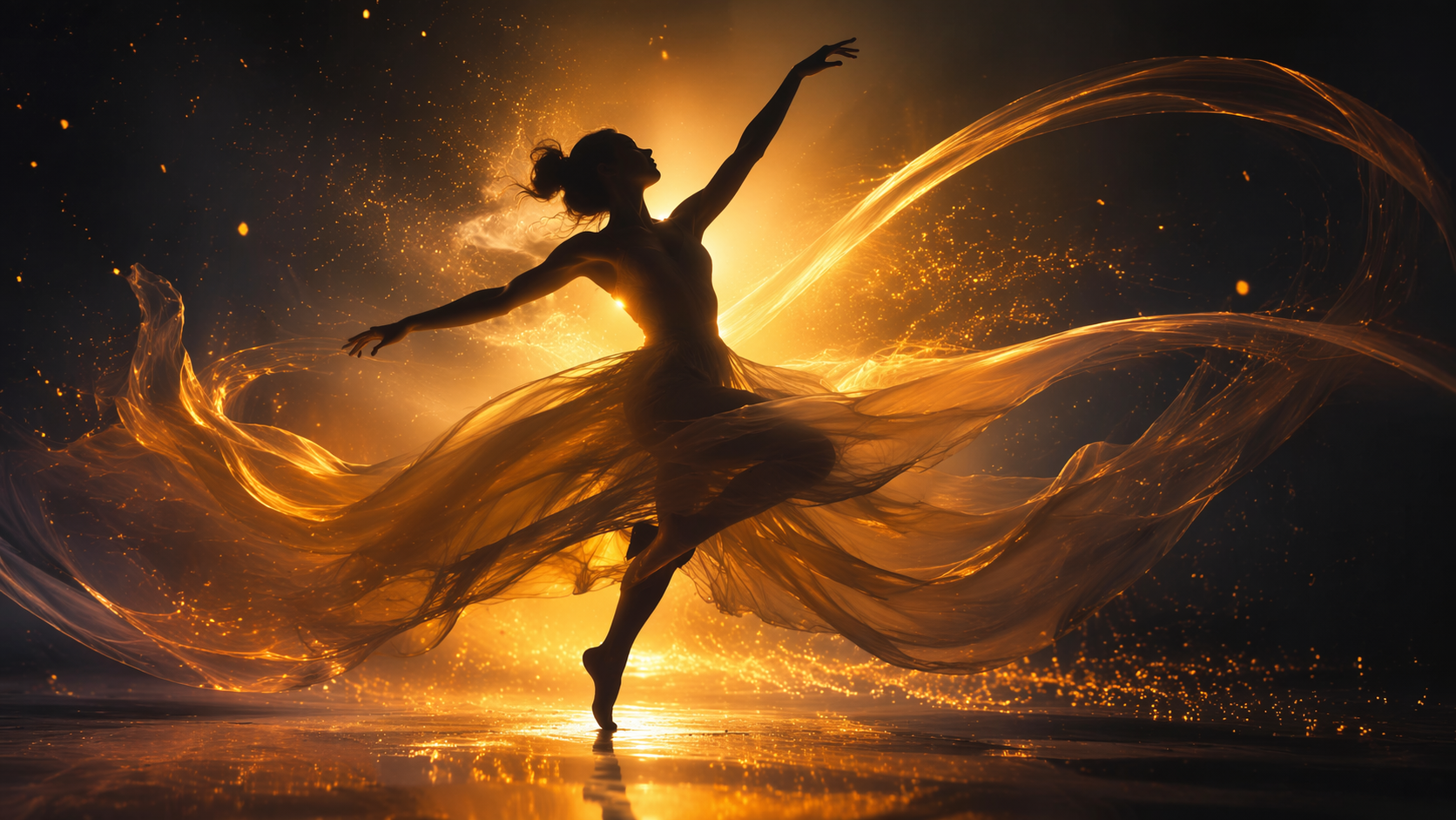 Dreamina prompt seen motion prompt example 1: Cinematic Motion Trail