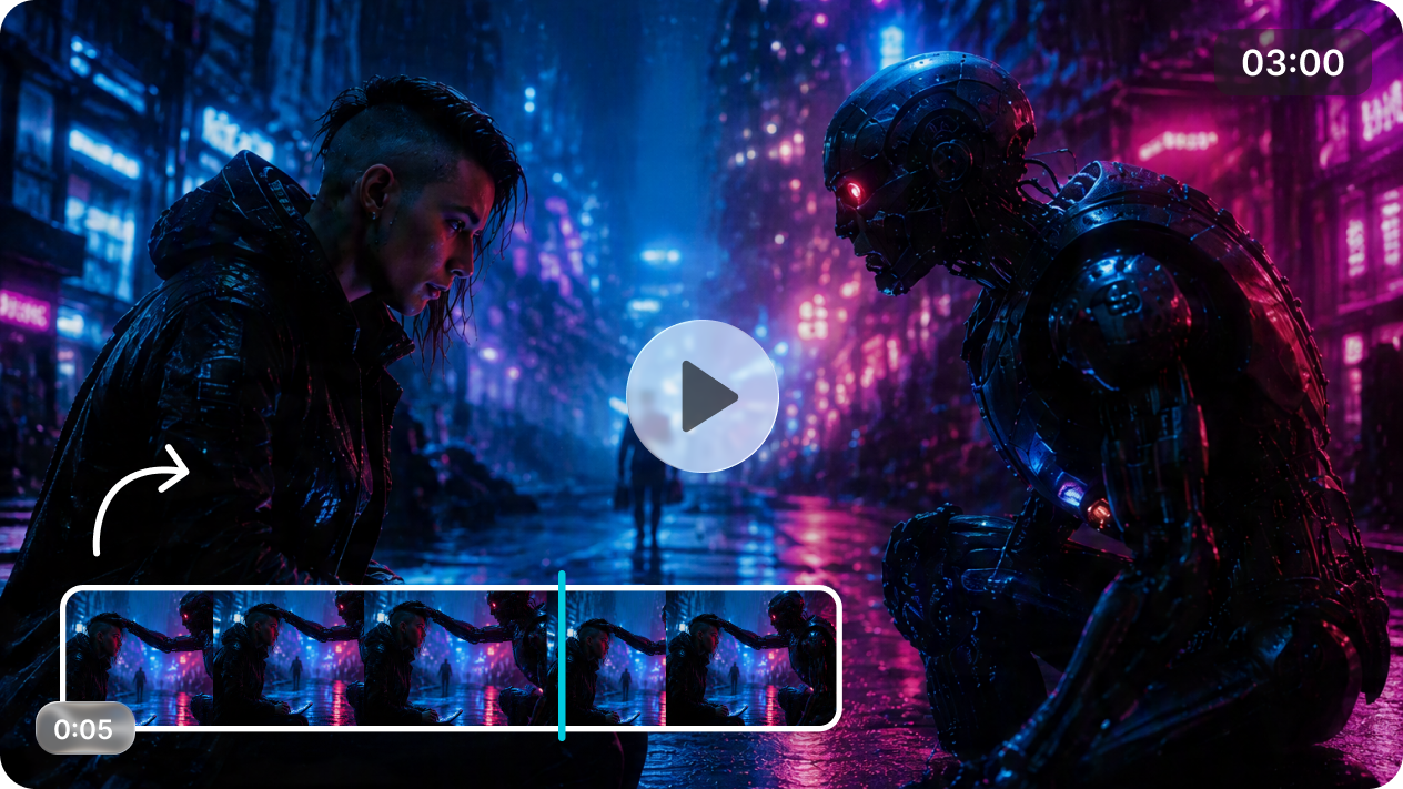 Alcanzar la longitud completa de la escena con generación ultralarga