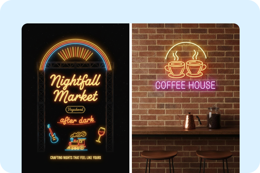  Neonzeichengenerator für Event-Branding