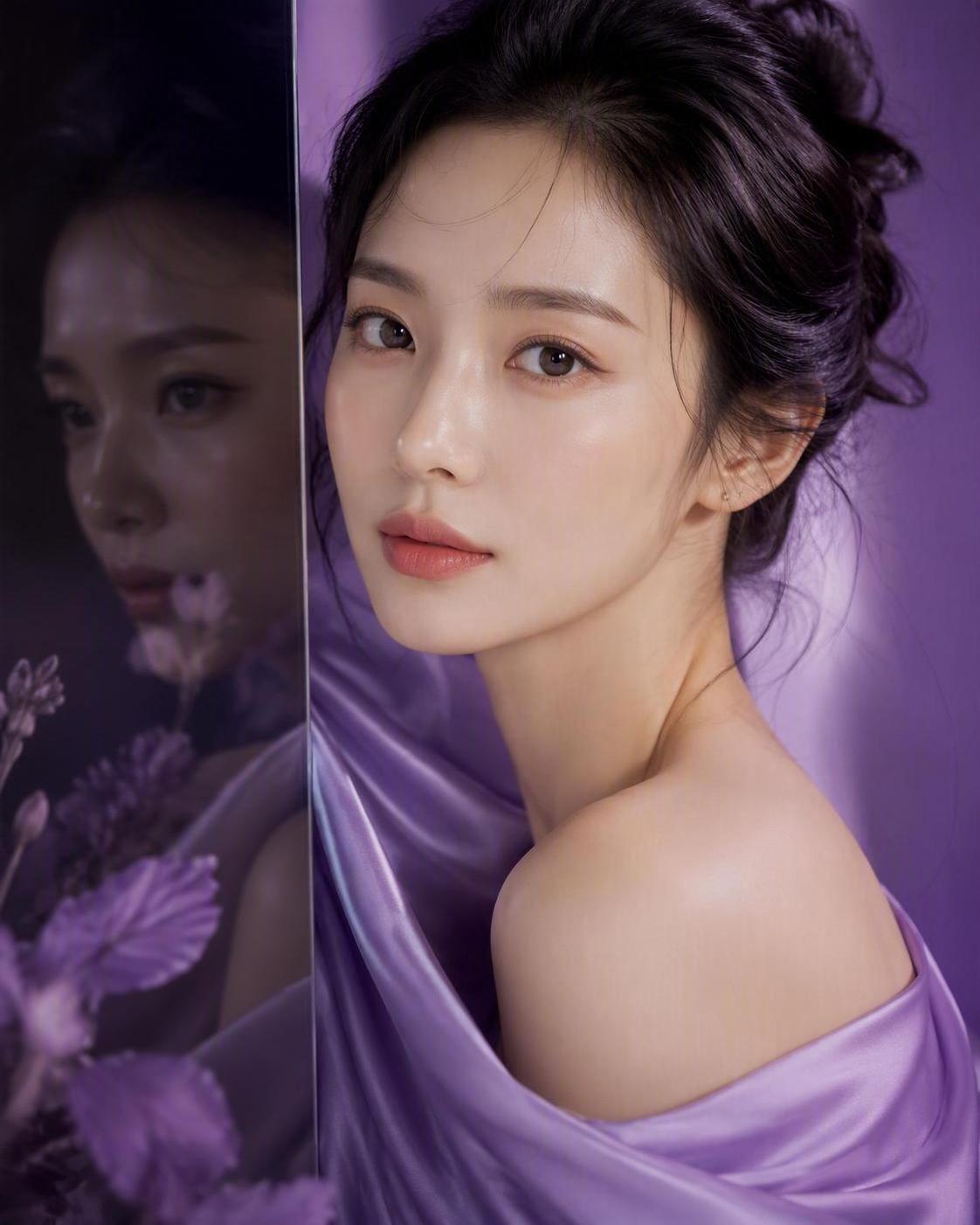 ภาพเหมือนความงามหรูหราของเกาหลีพร้อมภาพฮีโร่ 2