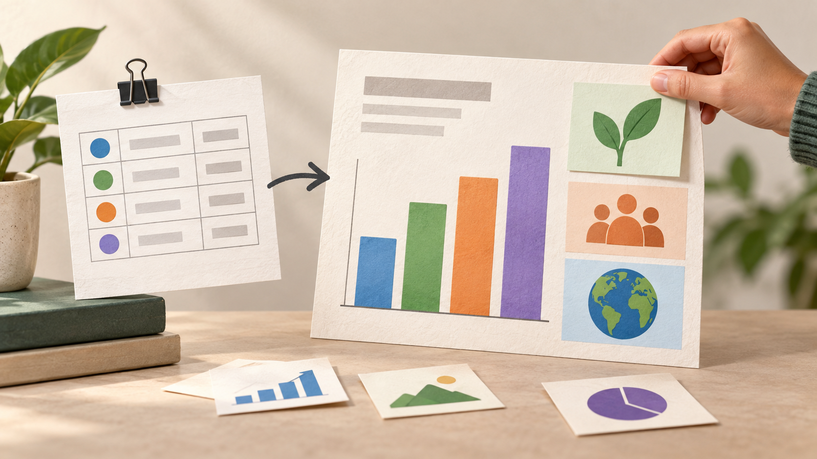 Create AI-Assisted Infographics with Verifiable Data and Charts