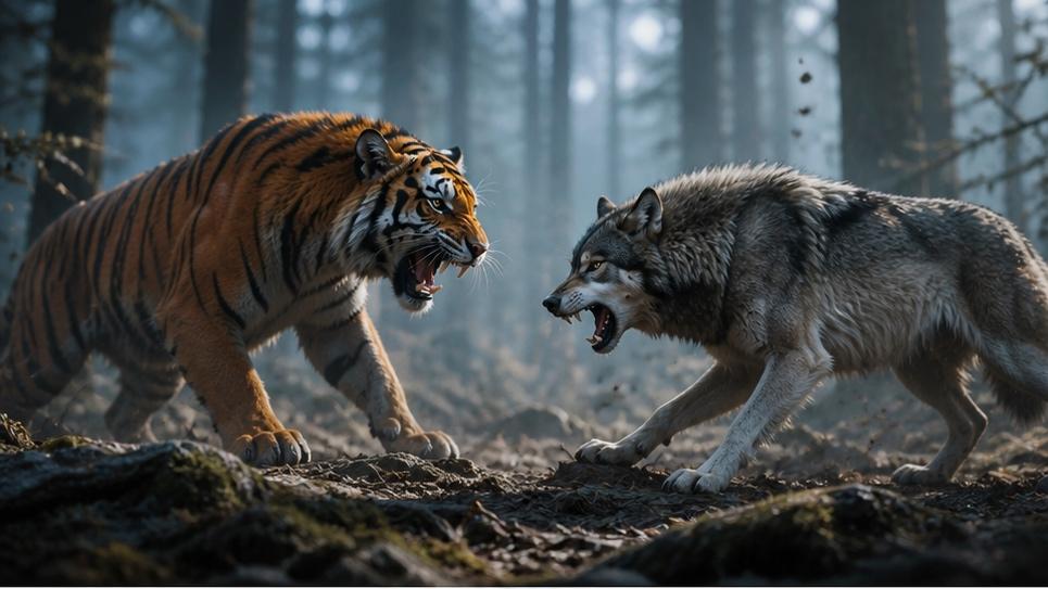 AI Animal Fight Effect Heldenbild