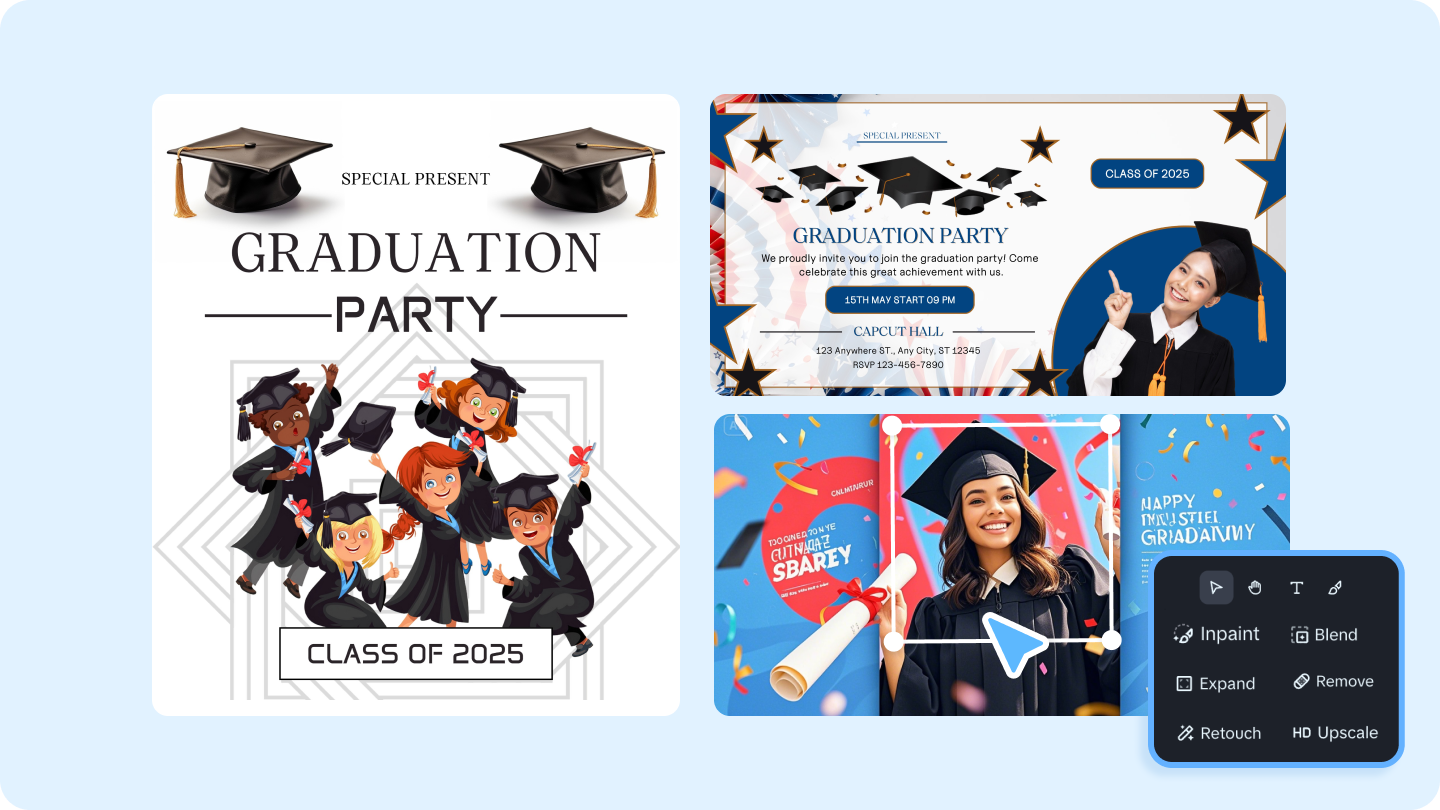 flyer para sa graduation