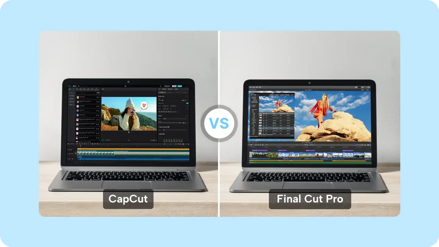 CapCut مقابل Final Cut Pro